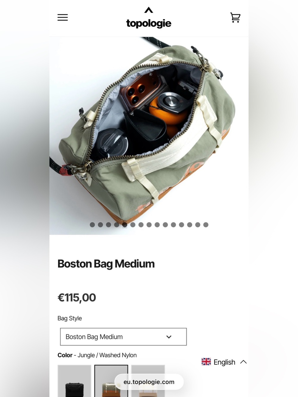 Boston Bag Medium - Jungle